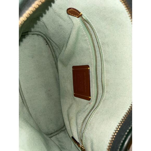 COACH Andie Shoulder Bag C5433 Smooth Leather Amazon Green - Picture 5 of 6